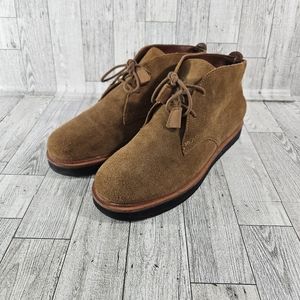 MIA Heritage Women's Camryn Chukka Boot Size 6.5 Tan Brown Suede Desert Lace Up